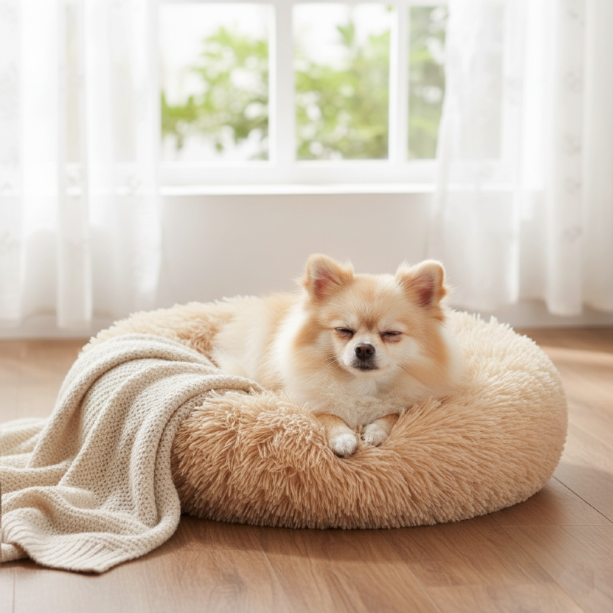 Plush & Soft Donut Pet Bed