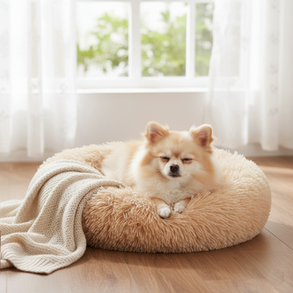 Plush & Soft Donut Pet Bed