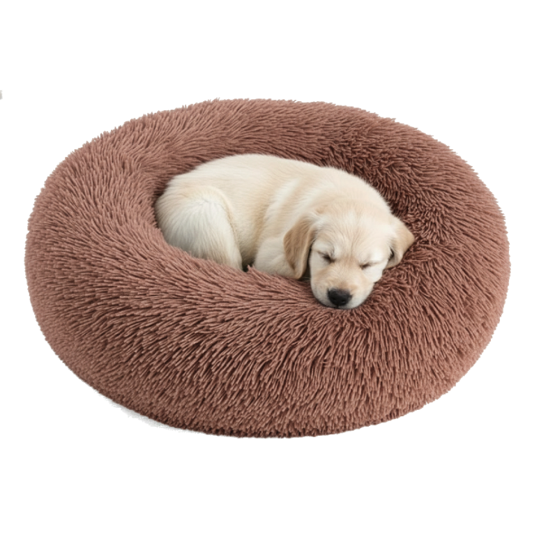 Plush & Soft Donut Pet Bed