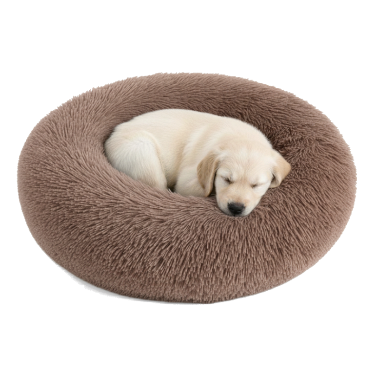 Plush & Soft Donut Pet Bed